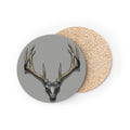 The Antler Incident Cork Coaster — Book On in The Ironopolis Files — Drink Coaster