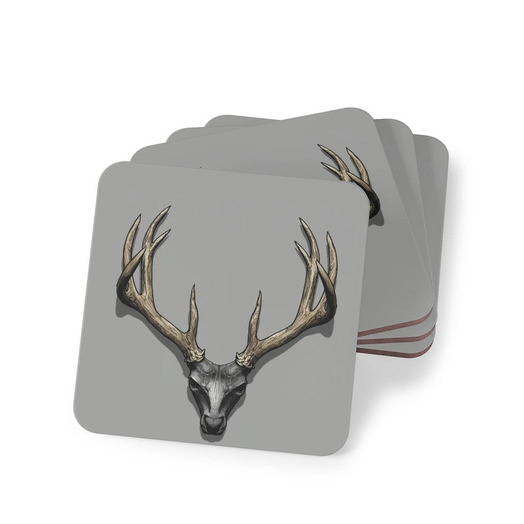 The Antler Incident Cork Coaster — Book On in The Ironopolis Files — Drink Coaster