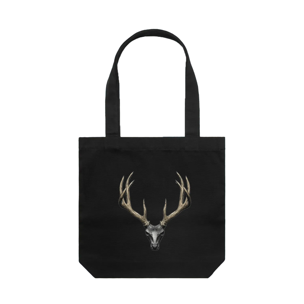 Black front flat lay