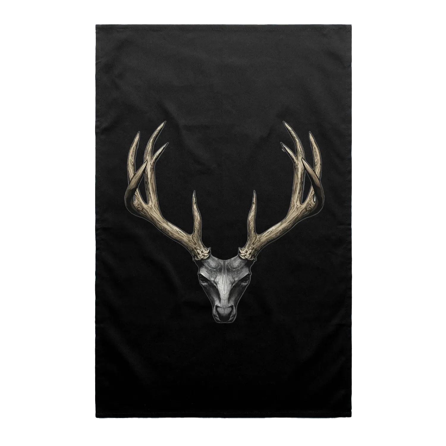 Black front flat lay